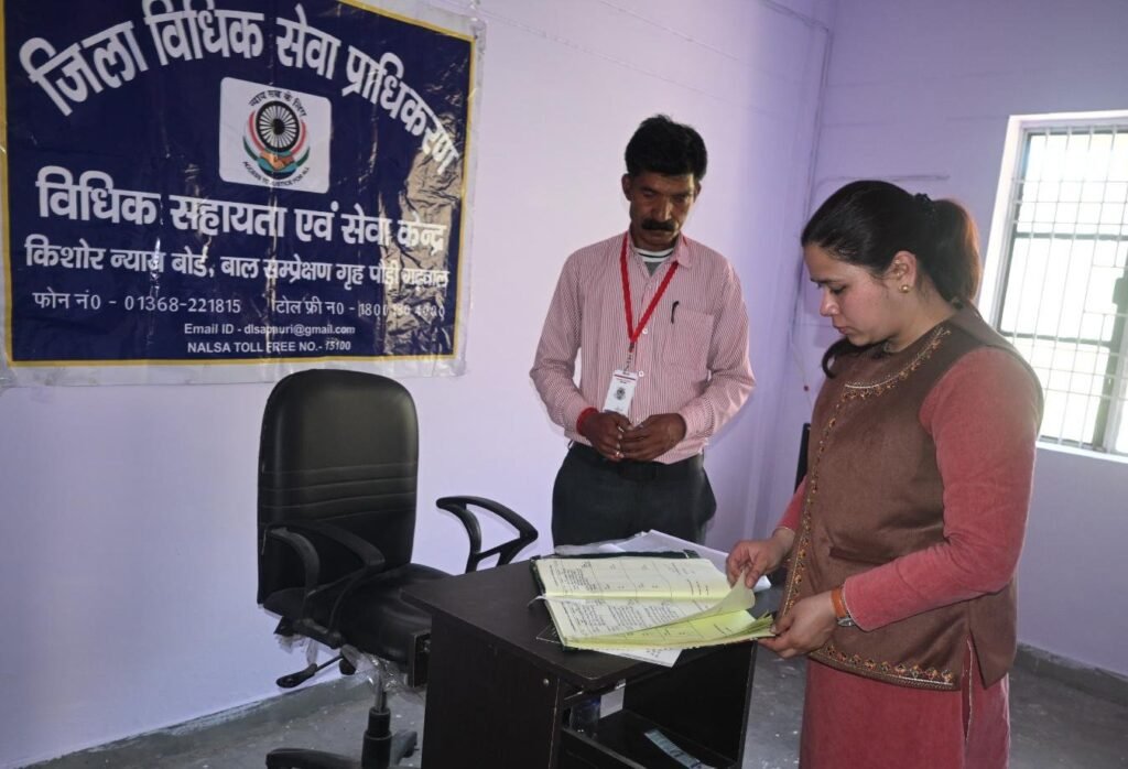 बाल संप्रेषण गृह गडोली में सुविधाओं का निरीक्षण, विधिक सहायता सुनिश्चित करने के निर्देश